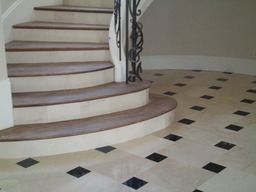 Staircase - Marble Riser-Floor 3